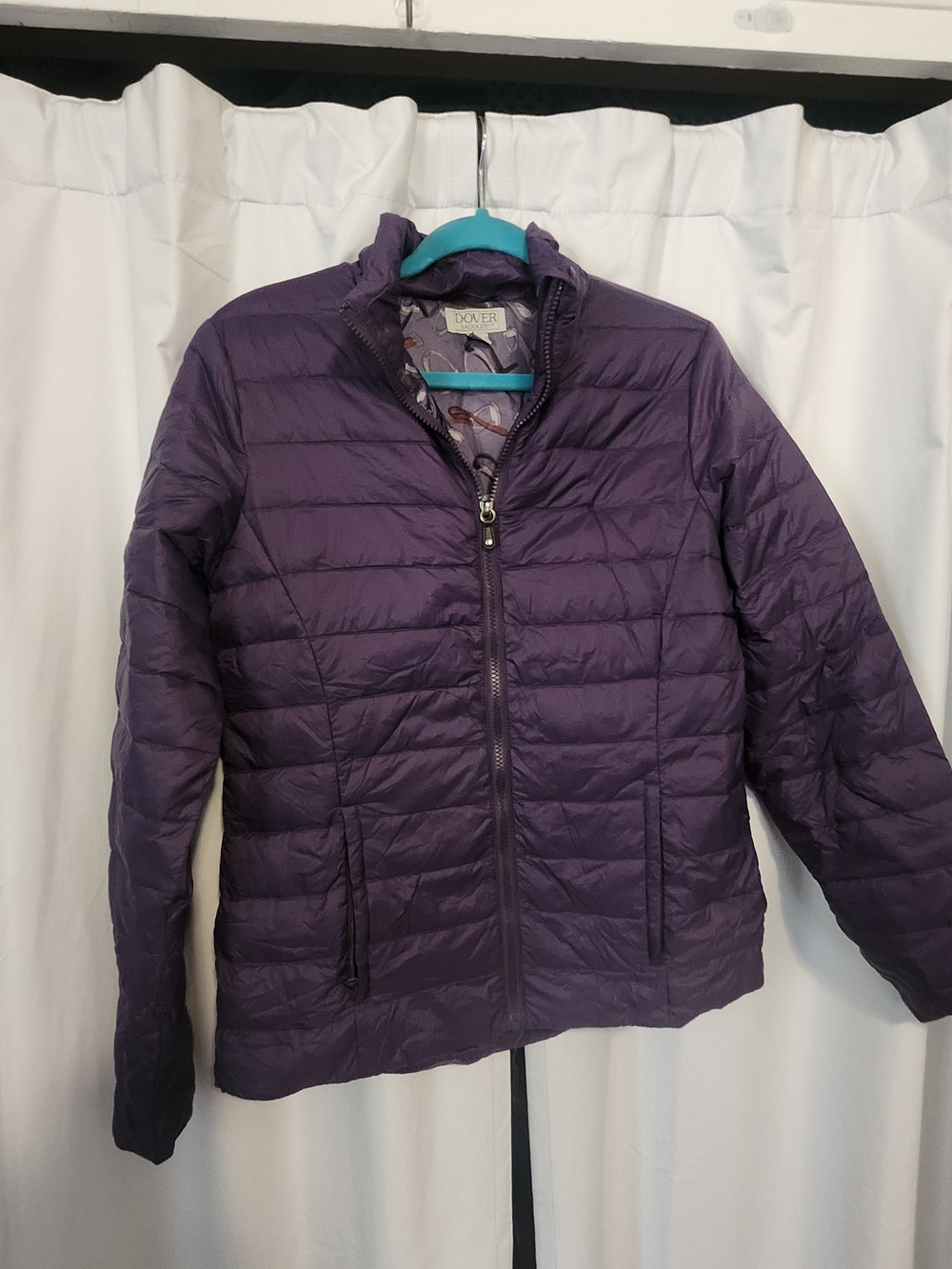 Lightweight Packable Puffer Jacket - Purple